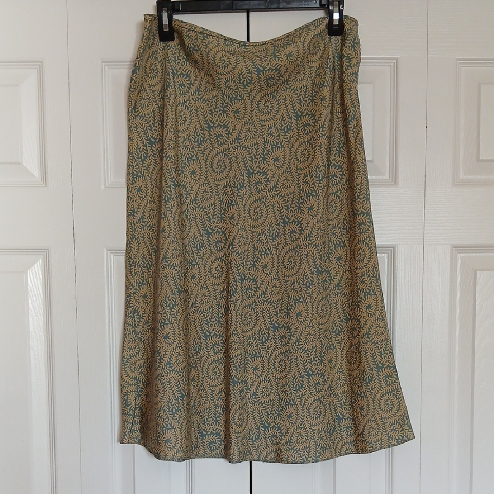 J. Crew vintage 100% Silk Skirt